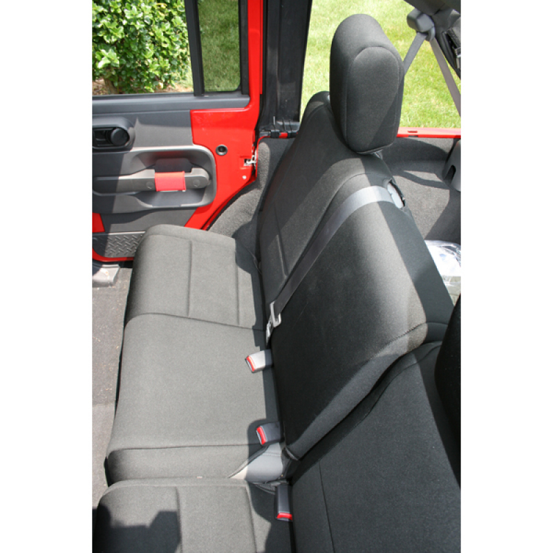 SEAT COVER REAR 4 DOOR JK 07-10 BLACK